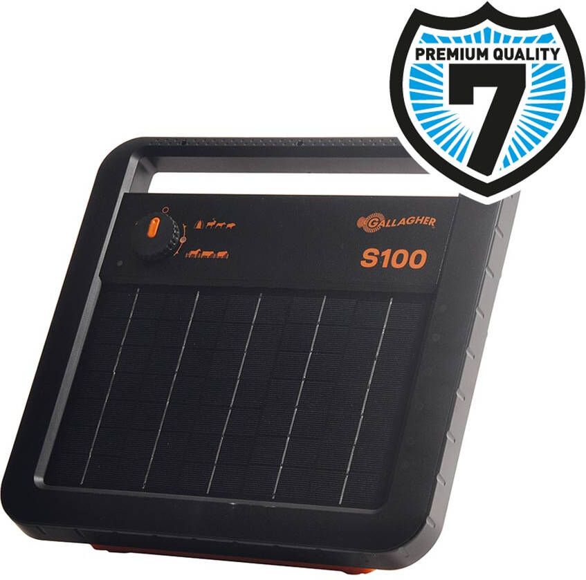 Gallagher S100 schrikdraadapparaat solar 12V 1 0J 346304