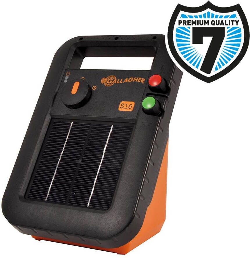 Gallagher S16 schrikdraadapparaat solar 6V 0 16J 341316