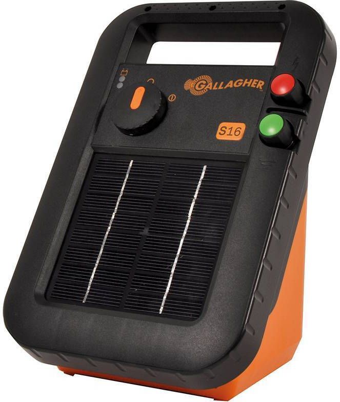 Gallagher S16 schrikdraadapparaat solar 6V 0 16J 341316