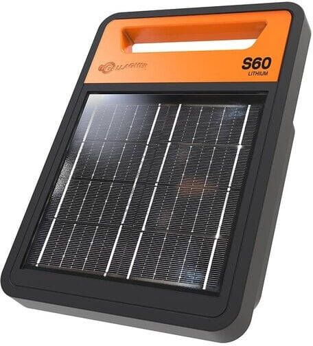 Gallagher S60li solar schrikdraadapparaat met lithium batterij 352305