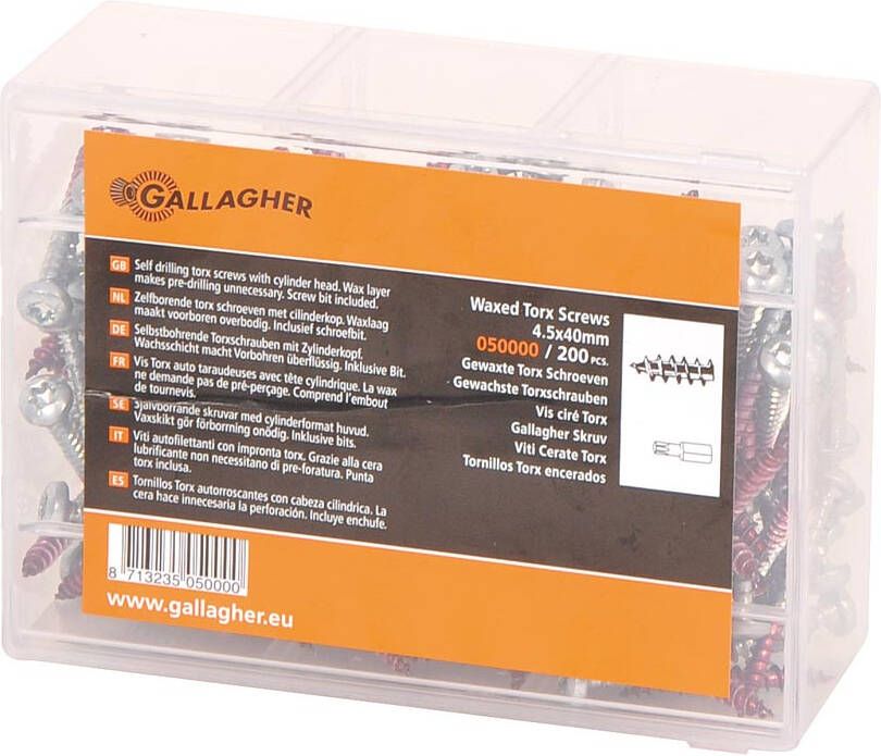 Gallagher schroeven 4 5x40 T25 (200) 050000