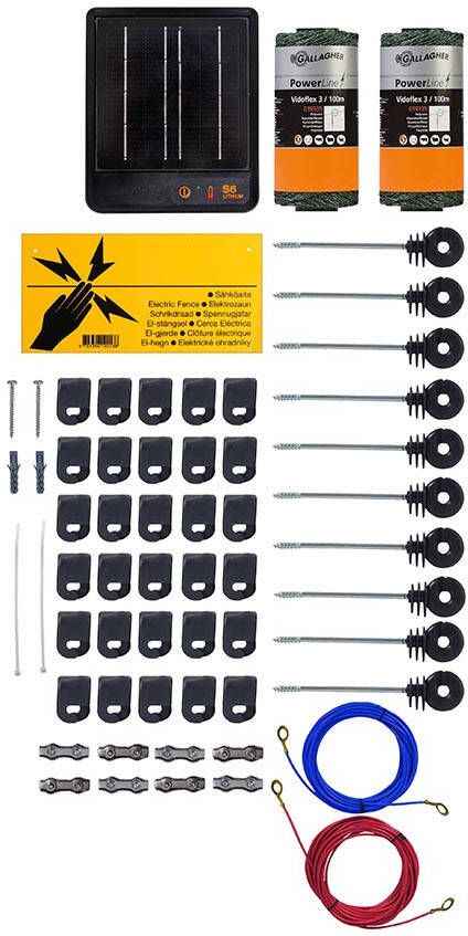 Gallagher Schutting set voor katten S6 Solar 087433