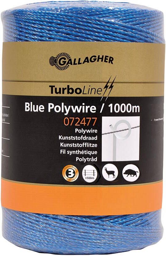 Gallagher TurboLine kunststofdraad blauw 1000m 072477