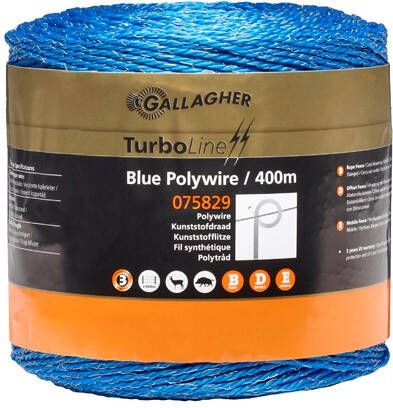 Gallagher TurboLine kunststofdraad blauw 400m 075829