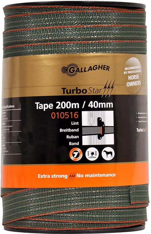 Gallagher TurboStar lint 40mm groen 200m 010516