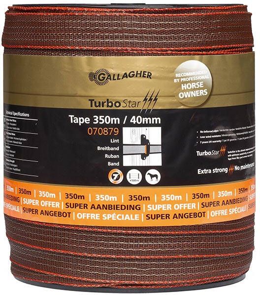 Gallagher TurboStar lint 40mm terra 350m 070879