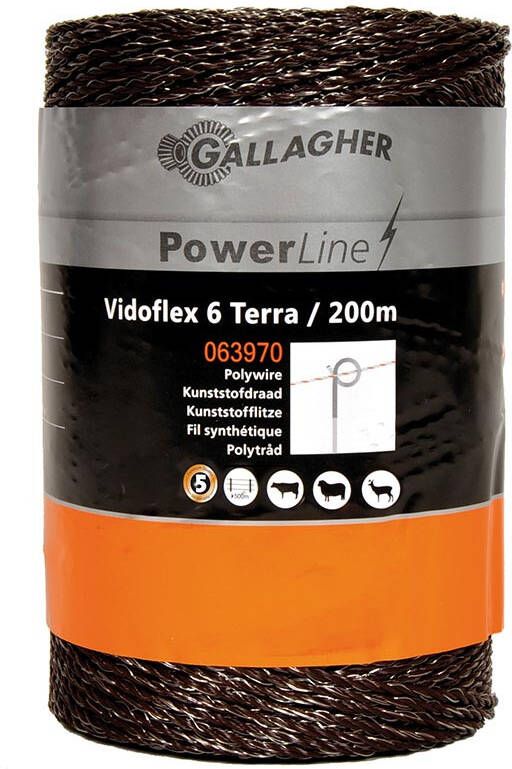Gallagher Vidoflex 6 PowerLine terra 200m 063970