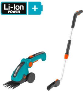 Gardena Accu Grasschaar Set ComfortCut Li + steel wielen 09889-20