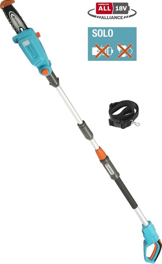 Gardena Accu telescopische snoeizaag TCS 20 18 P4A solo 14770-55