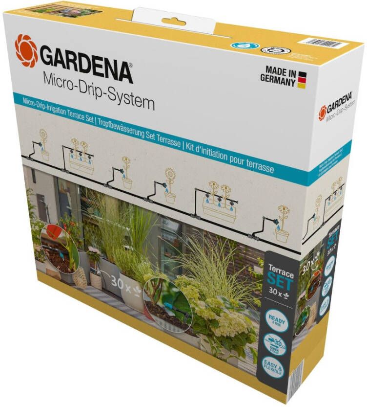 Gardena Micro-Drip-Bewatering Terras Set (30 planten) 13400-20