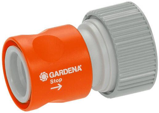 Gardena Prof-System overgangsstuk met waterstop | 19 mm (3 4") 2814-20