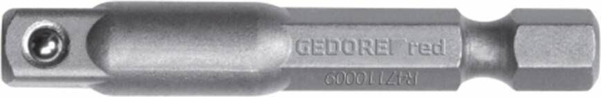 Gedore Aandrijfadapter 1 4" | 4-kt x 1 4" 6-kt | Lengte 50 mm 3300150