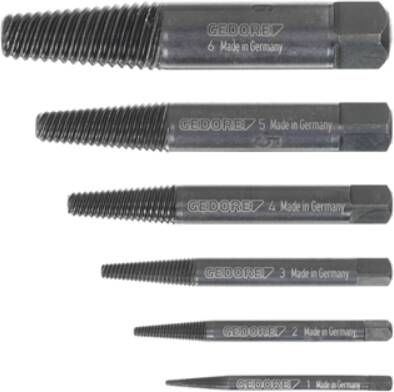 Gedore Linkse tapset M3-M24 6-dlg. 6759700