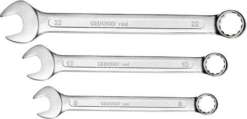 Gedore R09105010 | Ringsteeksleutelset | 8 22 mm | Metrisch | 10-delig 3300989