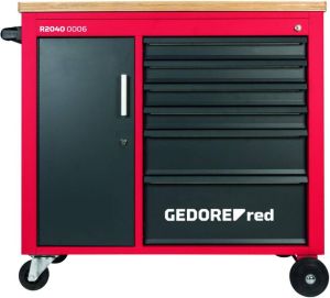 Gedore R20400006 | Gereedschapwagen | MECHANIC PLUS met 6 laden | Zonder Gereedschap 3301818