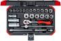 Gedore R69003024 | Dopsleutelset | 1 2” SW 10-32 mm | 24-Delig 3300055 - Thumbnail 1