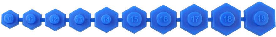 Gedore Set Inzet-Magneten | Voor Dop- en Sleutels 10-19 Millimeter | 10-Dlg 3468941