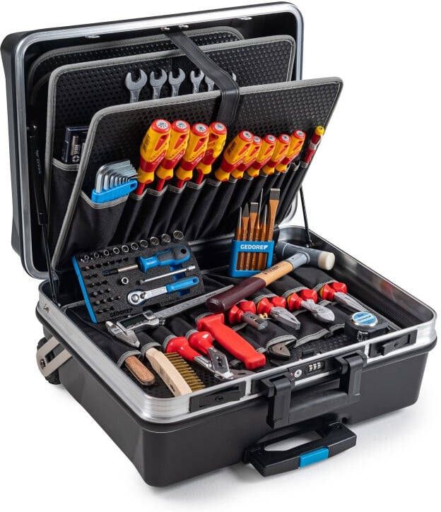 Gedore VDE gereedschapset | incl. B&W koffer 115.05 P-G | 87 delig 8097610
