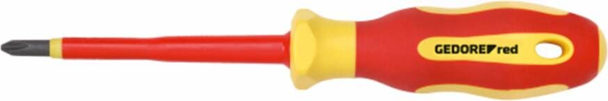 Gedore VDE-schroevendraaier | PH1 | L 80 mm 3301404