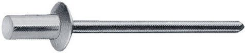 Gesipa Afdichtende blindklinknagel | klinknagelschacht d x l 4 x 8 mm | aluminium staal | 500 stuks 1433431