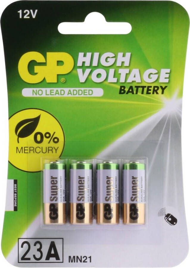 GP 23A 12 volt alkaline blister 4 3011961