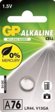 GP A76 LR44 knoopcel blister (10 stuks)