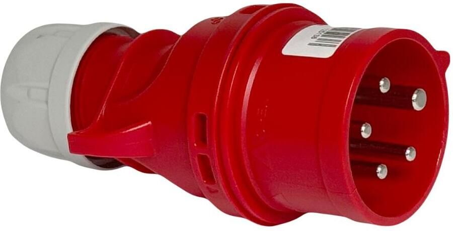 GP CEE 5P 16A 400V stekker met fasewisselaar 6316100