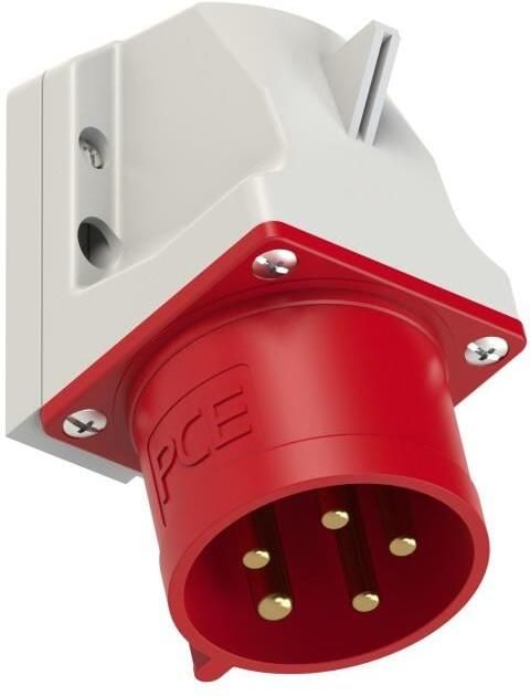 GP CEE 5P 32A 400V opb wcd rood met pennen 6313177