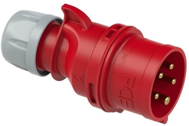 GP CEE 5P 32A 400V stekker rood 6313170