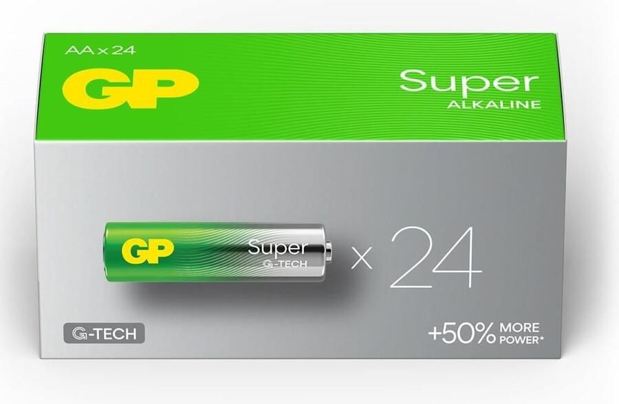GP Super Alkaline batterij AA doos(24) 3012290