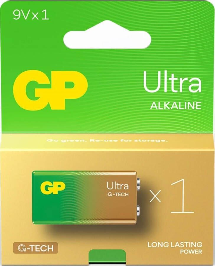 GP ULTRA 9 volt 6LR61 E-blok 3012540