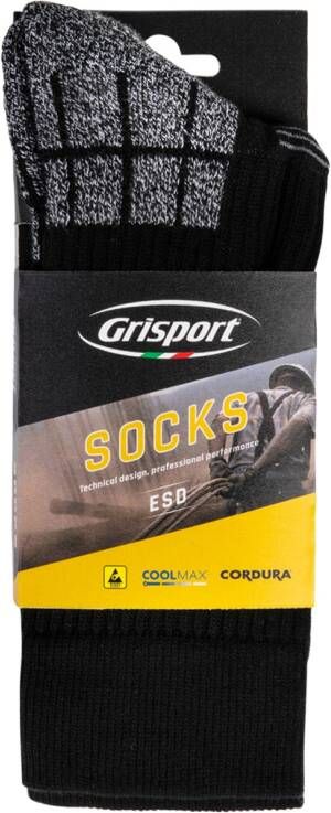 Grisport ESD Sokken 25107 | Grijs Zwart | 00.048.179.43