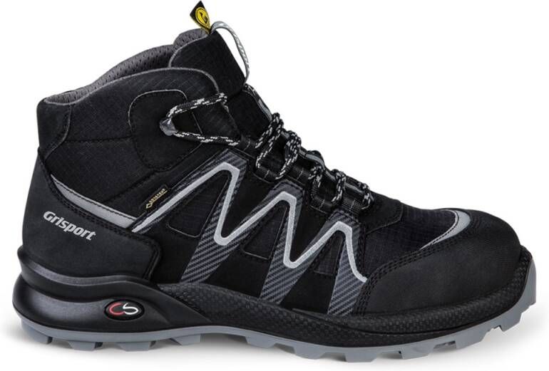 Grisport Safety Cross GTX Line 33663 Hoog S3 ESD | Zwart Zilver | 00.049.014.46