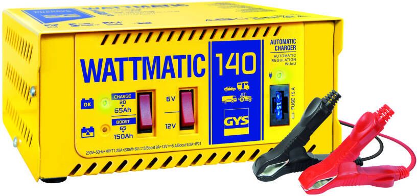 Gys Acculader Wattmatic 140 6V 12V Automatisch 5192025608