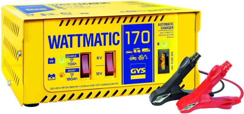 Gys Acculader Wattmatic 170 6V 12V Automatisch 5192025615