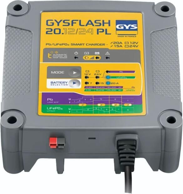 Gys 5192026049 Acculader | FLASH | 20.12-24 PL | 12 24V 5192026049