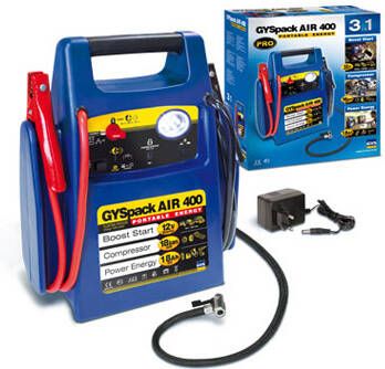 Gys pack air 400 Starthulp | Compressor | 12 Volt Voeding 5192026322