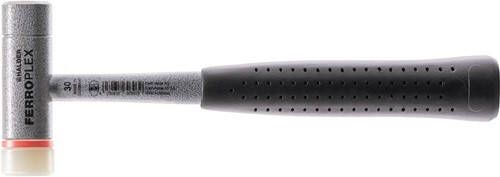 Halder Kunststofhamer | lengte 295 mm kop d. 35 mm | hard stalen buis | nylon wit temperstaal | 1 stuk 3677.035