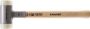 Halder Kunststofhamer | lengte 300 mm hoofd-d. 20 mm | hickory terugslagvrij | hard nylon wit | 1 stuk 3366.020 - Thumbnail 1