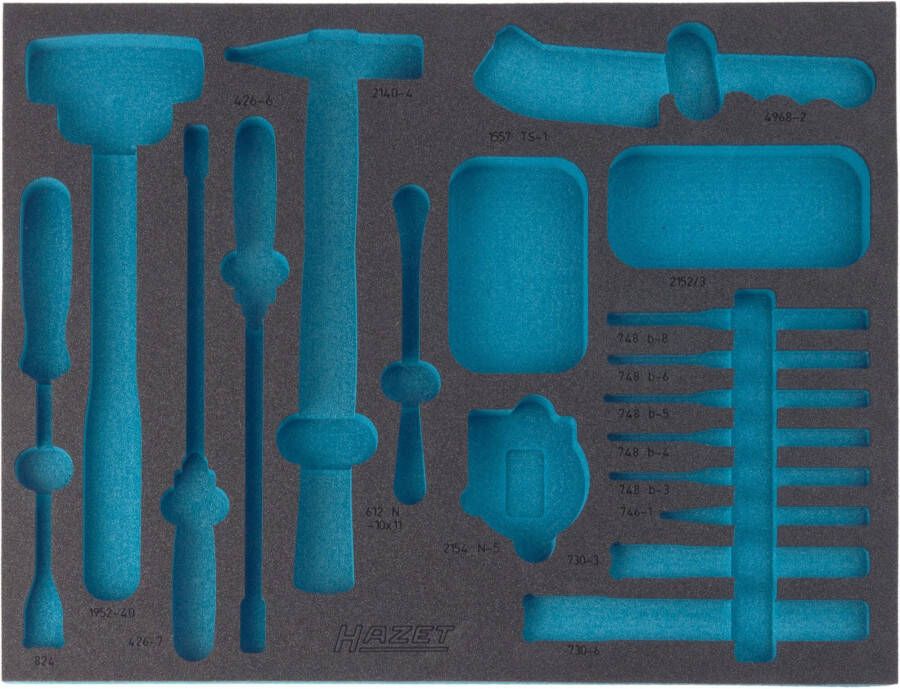 Hazet 2-componenten zachschuiminleg 163-143L · L x B: 519 mm x 392 mm