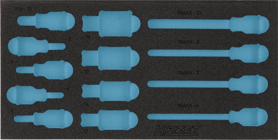 Hazet 2-componenten zachschuiminleg 163-220L · L x B: 342 mm x 172 mm