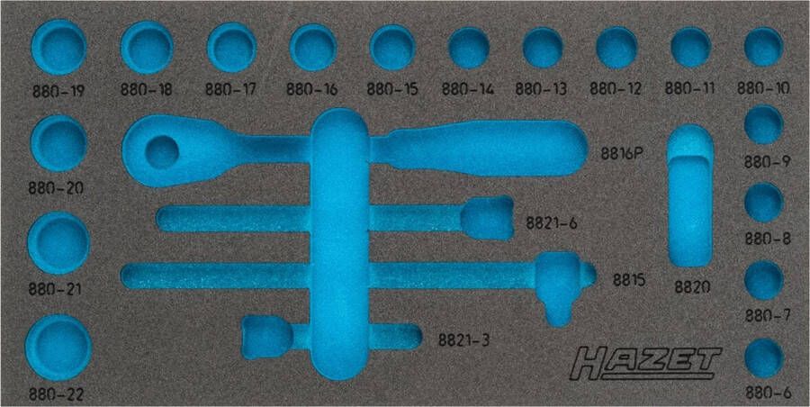 Hazet 2-componenten zachschuiminleg 163-353L · L x B: 342 mm x 172 mm
