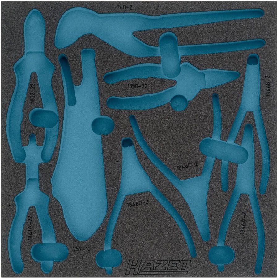 Hazet 2-componenten zachschuiminleg 163-424L · L x B: 344 mm x 342 mm