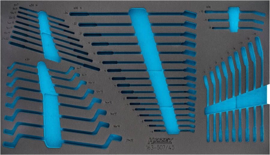 Hazet 2-componenten zachschuiminleg 163-507L · L x B: 691 mm x 392 mm