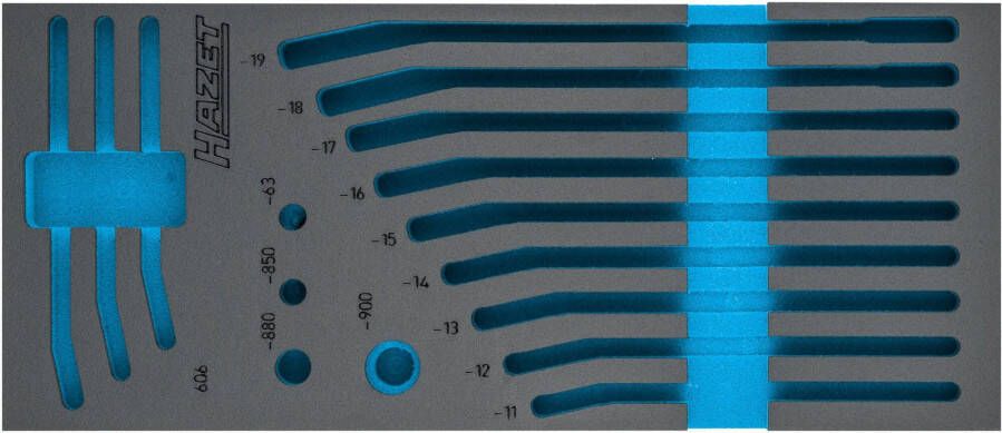 Hazet 2-componenten zachschuiminleg 163-515L · L x B: 392 mm x 172 mm