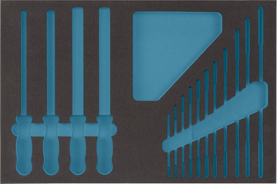 Hazet 2-componenten zachschuiminleg 163-55L · L x B: 519 mm x 342 mm