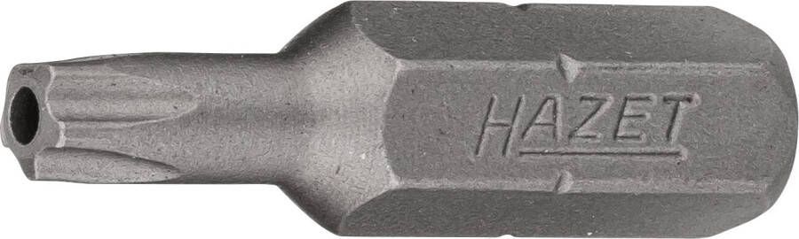 Hazet 5-sterren-bit 2225-20H · 1 4 inch (6 3 mm) zeskant massief · Binnen-5-ster-profiel met tap · SW 20H