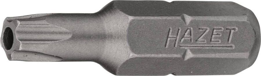 Hazet 5-sterren-bit 2225-25H · 1 4 inch (6 3 mm) zeskant massief · Binnen-5-ster-profiel met tap · SW 25H