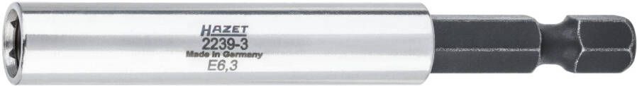 Hazet Adapter 2239-3 · 1 4 inch (6 3 mm) zeskant massief · 1 4 inch (6 3 mm) zeskant hol · Lengte: 75 mm