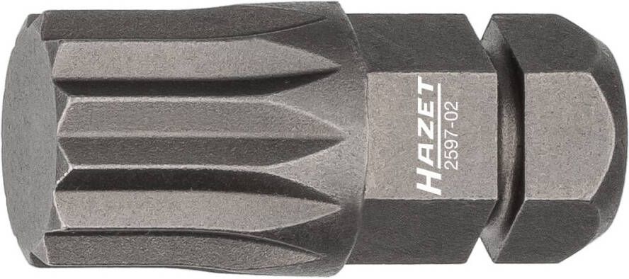 Hazet Bit 2597-02 · 5 16 inch (8 mm) zeskant massief · Binnenveeltandprofiel XZN · SW M10